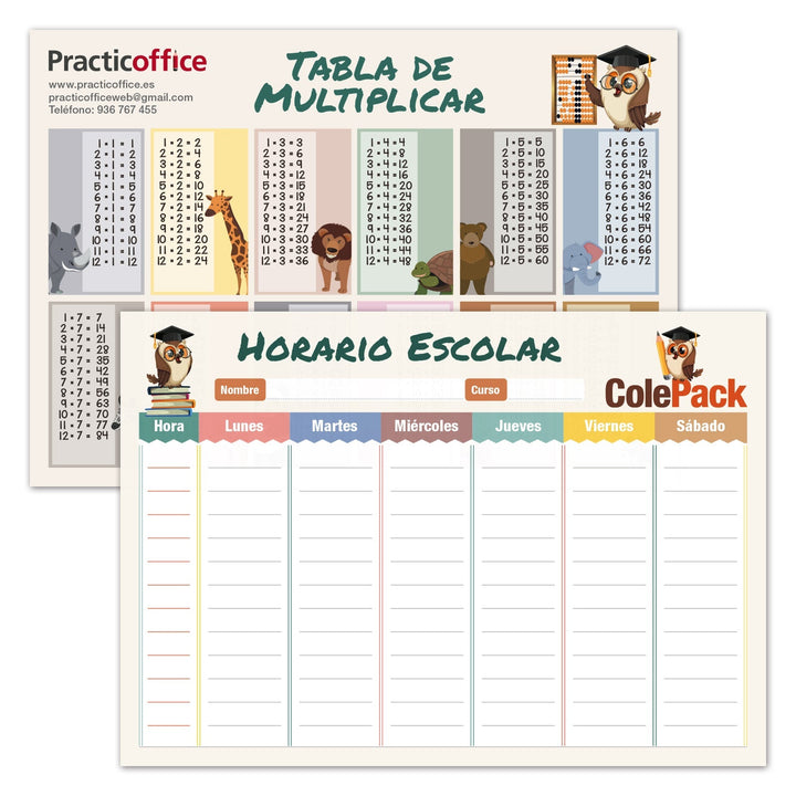 Estuche Escolar Triple Portatodo con Tres Cremalleras "Blush Pastel" Naranja