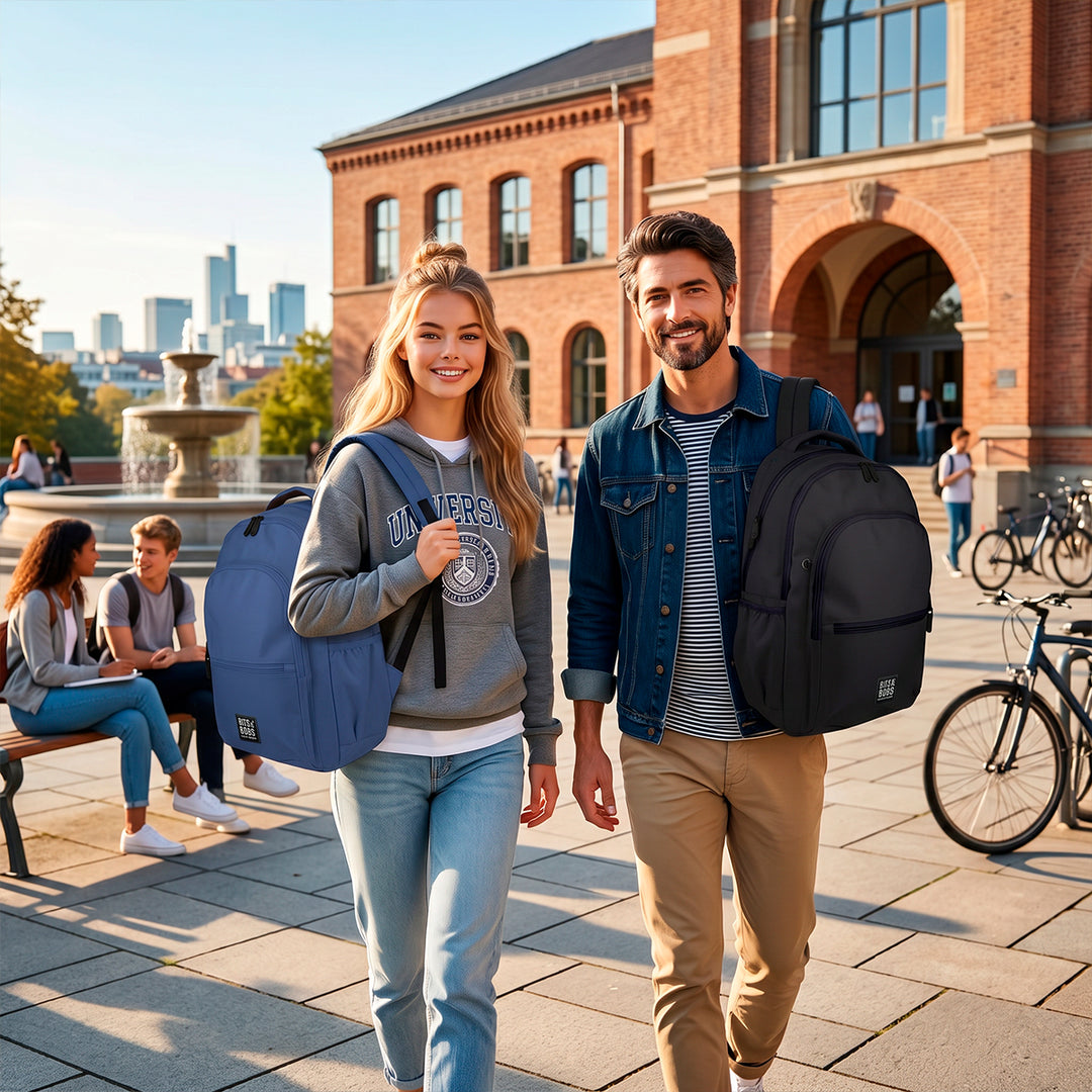 Grafoplás - Mochila Escolar 3 Cremalleras con Divisor Portátil y Adaptable Carrito