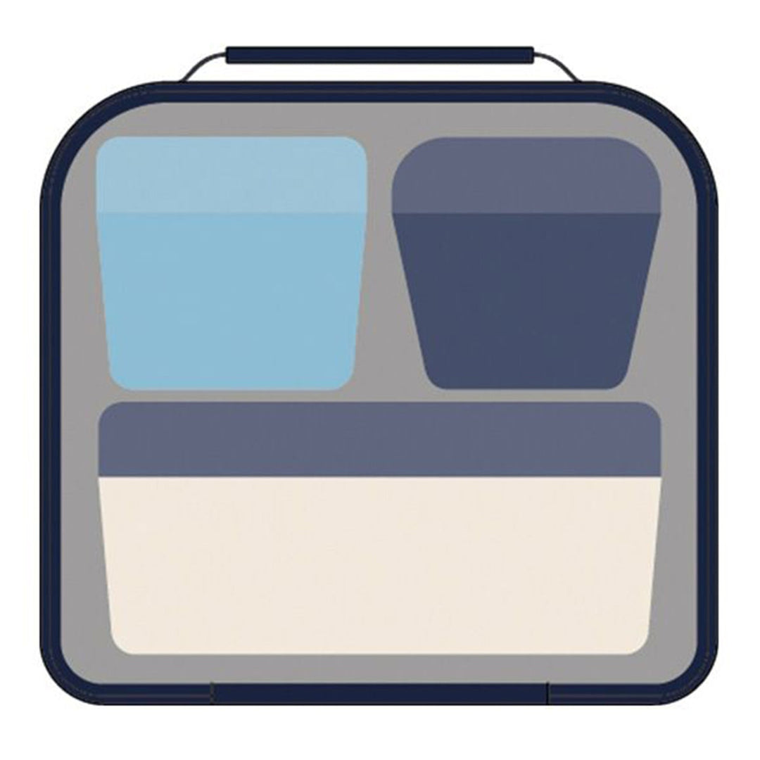 MILAN 1918 - Bolsa Isotérmica Porta Alimentos Pequeña con 1 Recipiente. Azul Oscuro