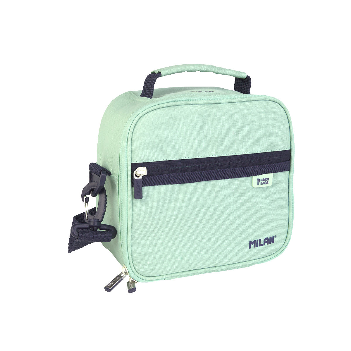 MILAN 430 - Bolsa Isotérmica Porta Alimentos de 3.5L con 3 Recipientes. 1918 Verde