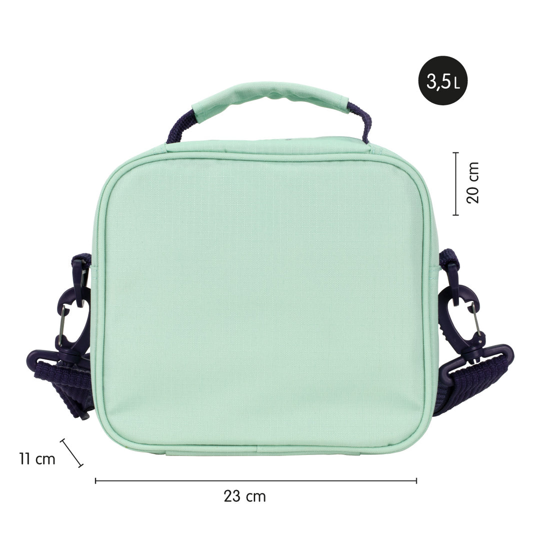 MILAN 430 - Bolsa Isotérmica Porta Alimentos de 3.5L con 3 Recipientes. 1918 Verde