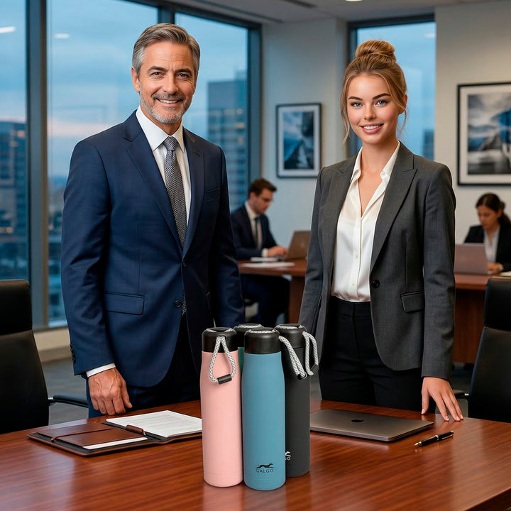 Grafoplas Galgo - Botella Térmica Reutilizable de 0.54L con Interior Cerámico. Verde