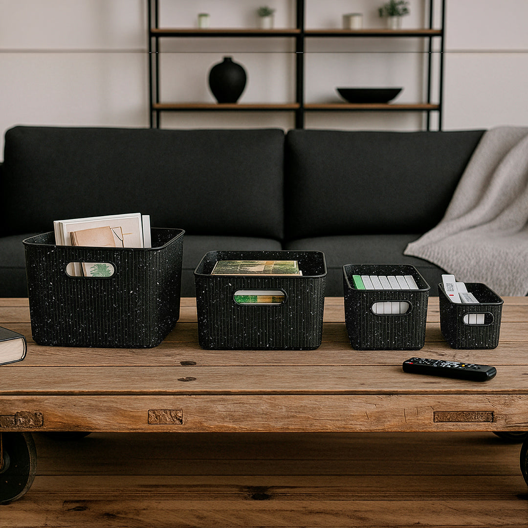 TATAY Baobab - Caja Organizadora Rectangular XL 22L Plástico PP05. Cosmic Night