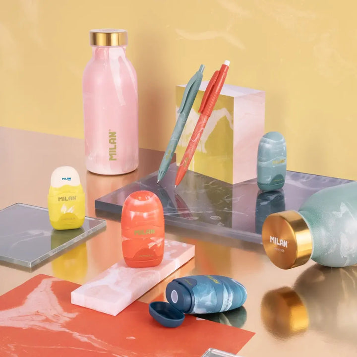 MILAN Lava - Botella Térmica Reutilizable 0.6L en Acero Inoxidable. Verde