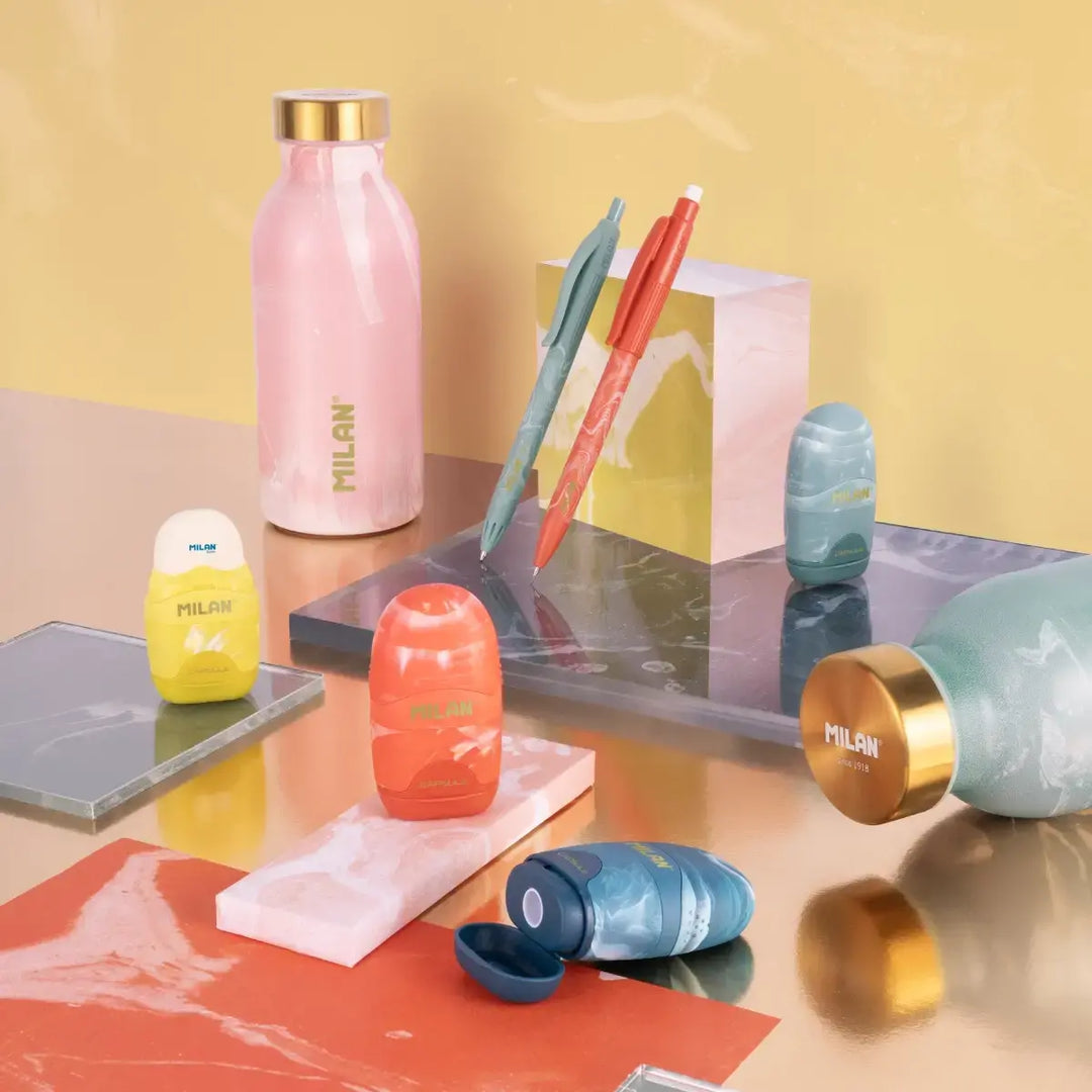 MILAN Lava - Botella Térmica Reutilizable 0.35L en Acero Inoxidable. Rosa