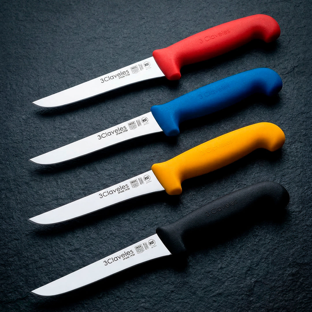 3 Claveles Proflex Max - Cuchillo Profesional Deshuesador Ergonomico NSF