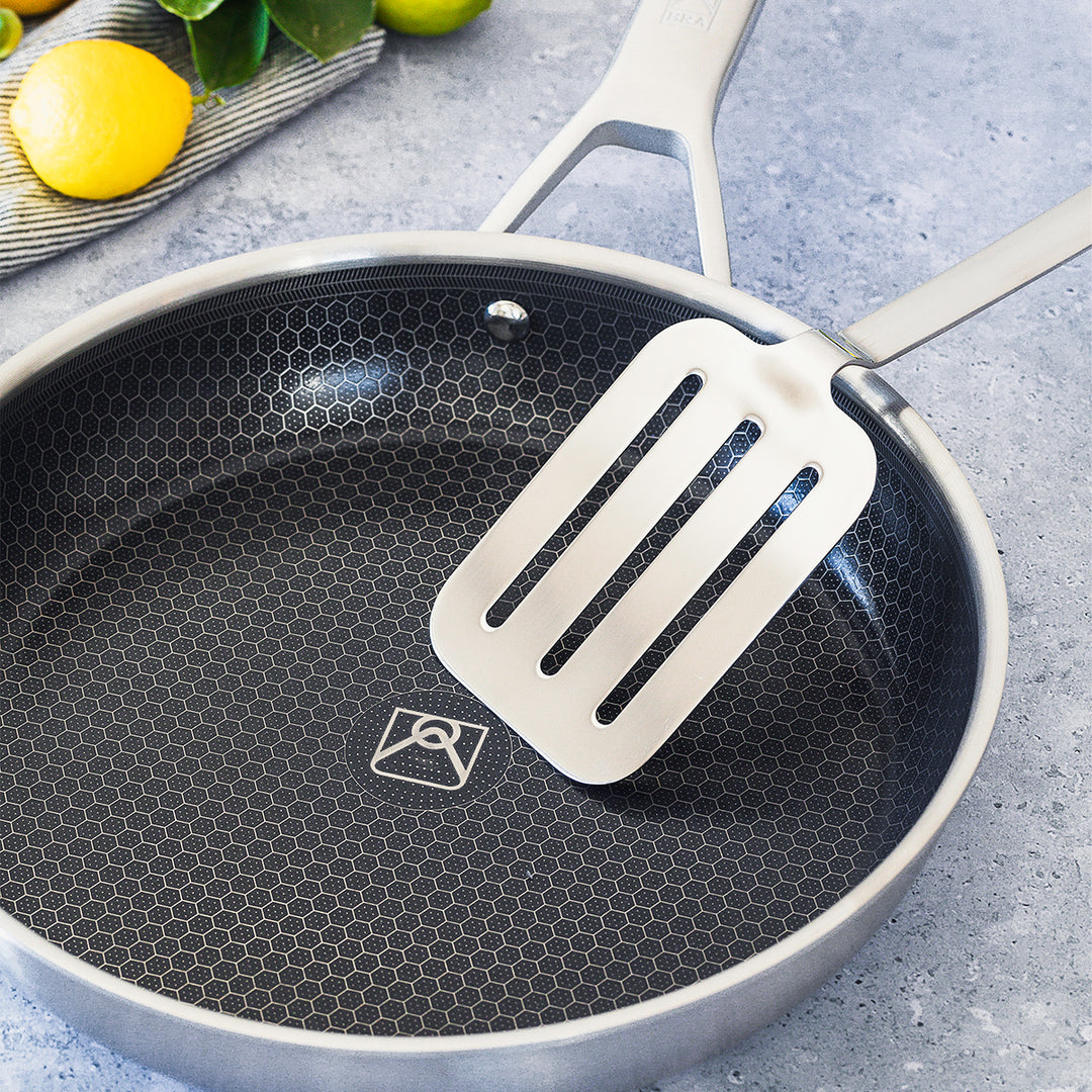 BRA Hybrid Cell - Sartén de Acero Inoxidable con Triple Fondo Difusor. Apta Inducción