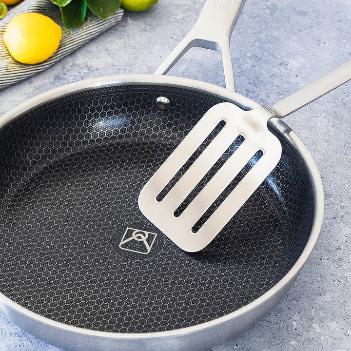 BRA Hybrid Cell - Sartén de Acero Inoxidable con Triple Fondo Difusor. Apta Inducción