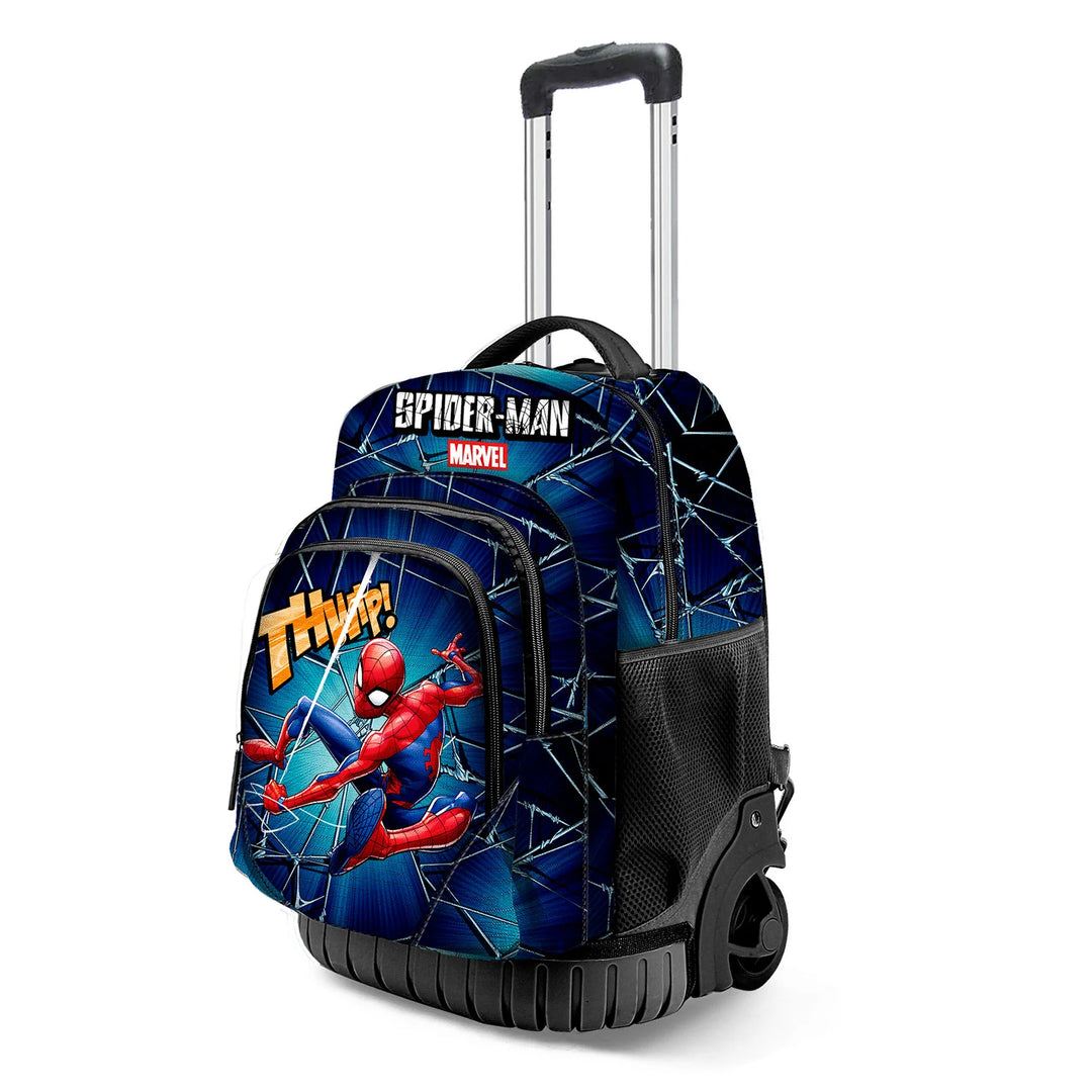 Marvel Spiderman Skills - Mochila Escolar con Ruedas Trolley GTS FAN 3.0 Multicolor