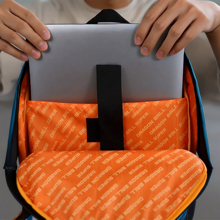 DRAGON BALL Saiyajin Blue - Mochila Escolar Impermeable y Zona Portatil HS FAN 3.0