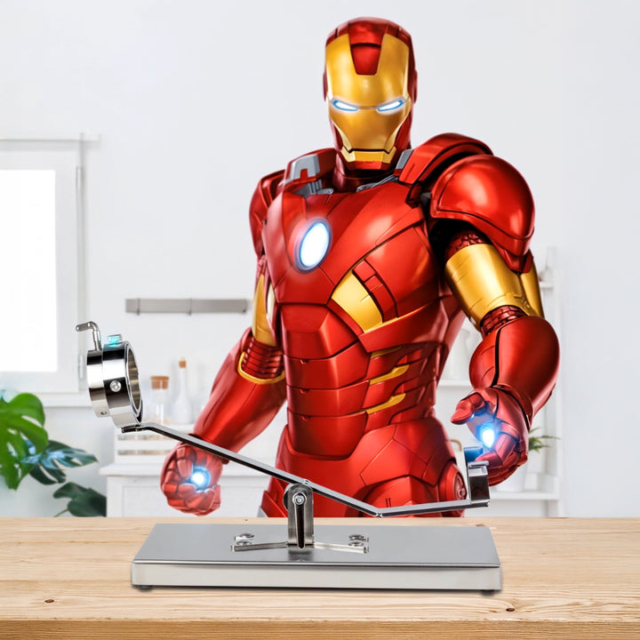 BELLO Aneto - Soporte Jamonero Basculante en DM Negro y Acero Inoxidable con Cubrejamón