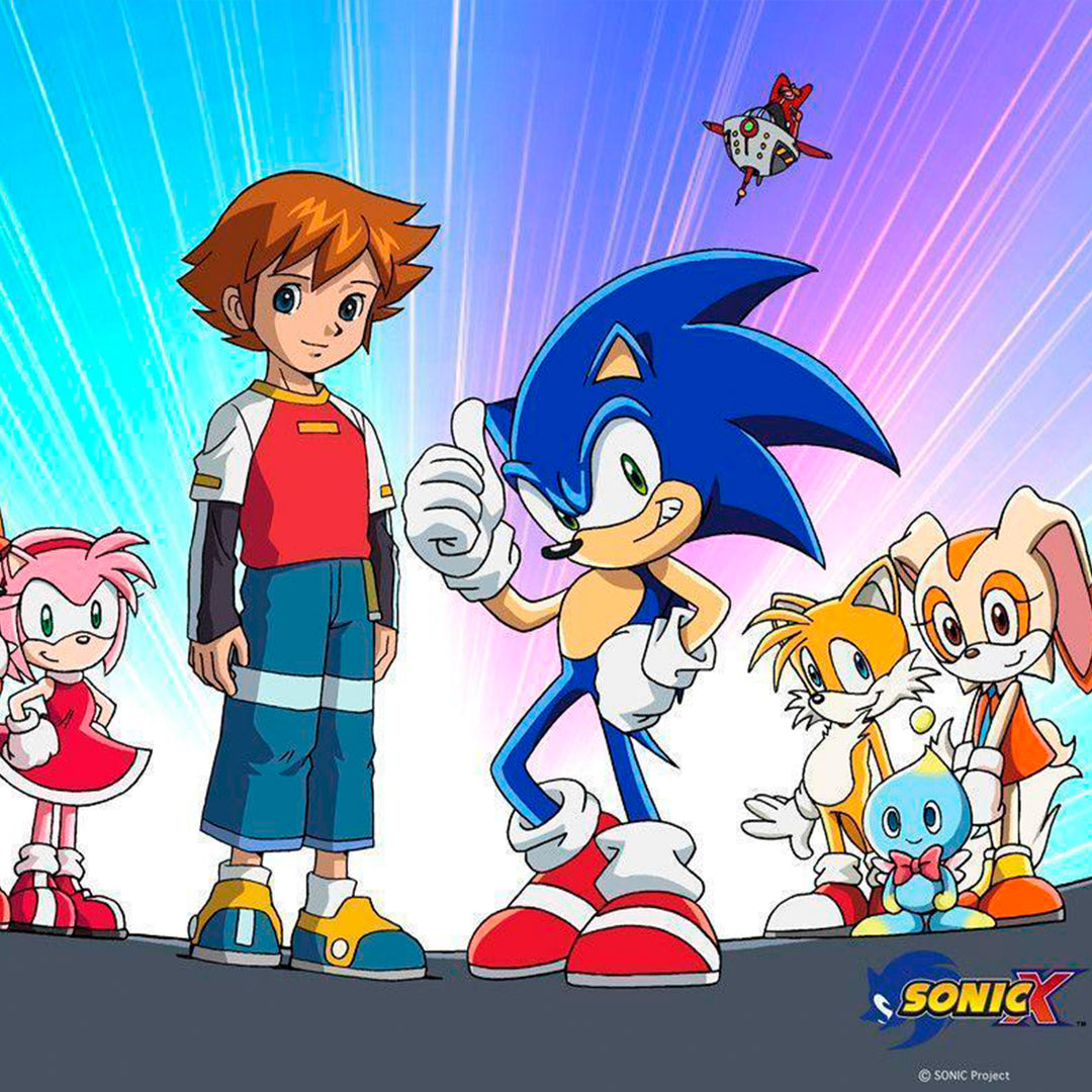 ColePack Sonic - Estuche Triple de 2 Cremalleras con Material Escolar. Checkpoint