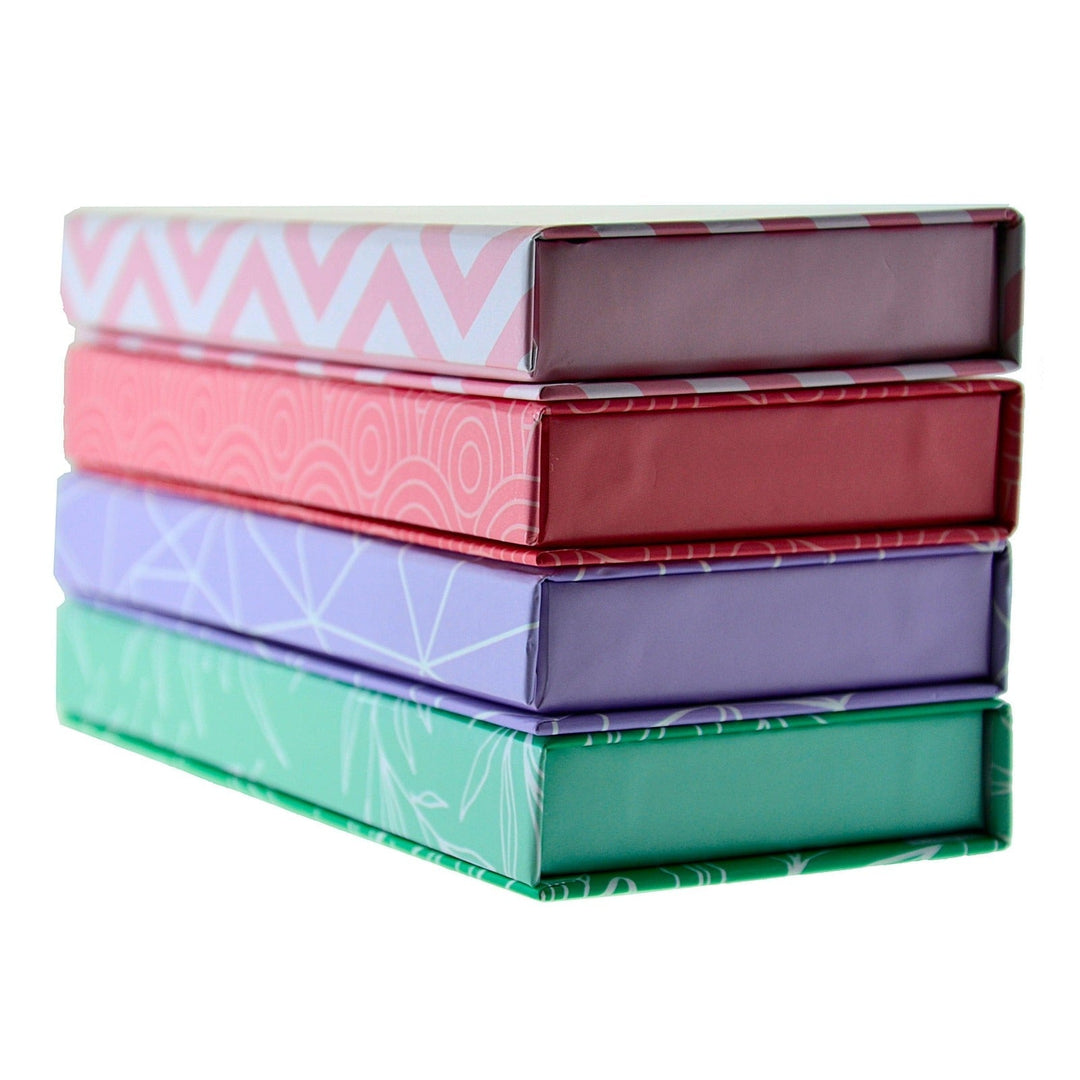 OFFICE BOX North Glace - Estuche de Notas Adhesivas con Cierre Magnético. Coral