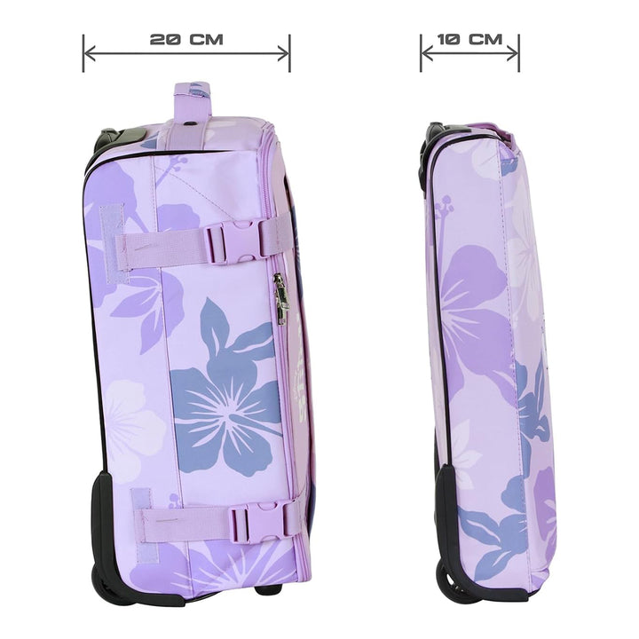 KARACTERMANIA - Lilo y Stich Angel Maleta de Cabina Plegable 2 Ruedas Cierre TS Lock