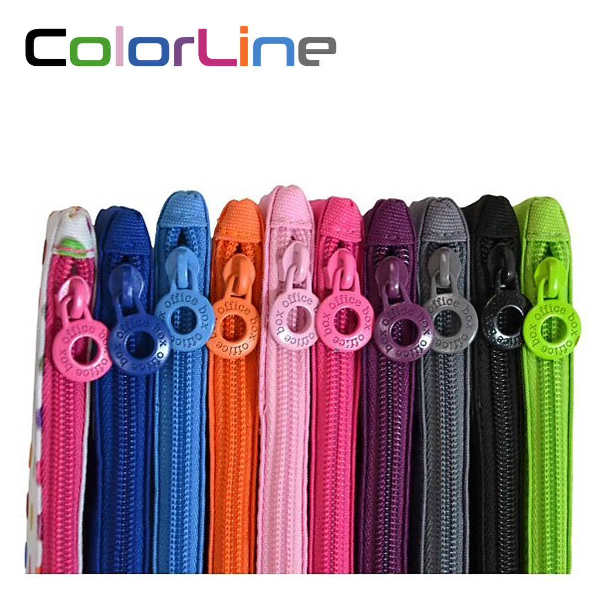 COLORLINE - Estuche Portatodo Multiusos en Formato Mini. Rojo