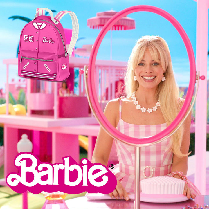 KARACTERMANIA - Estuche Plumier Triple Completo con 44 Piezas. Barbie Varsity