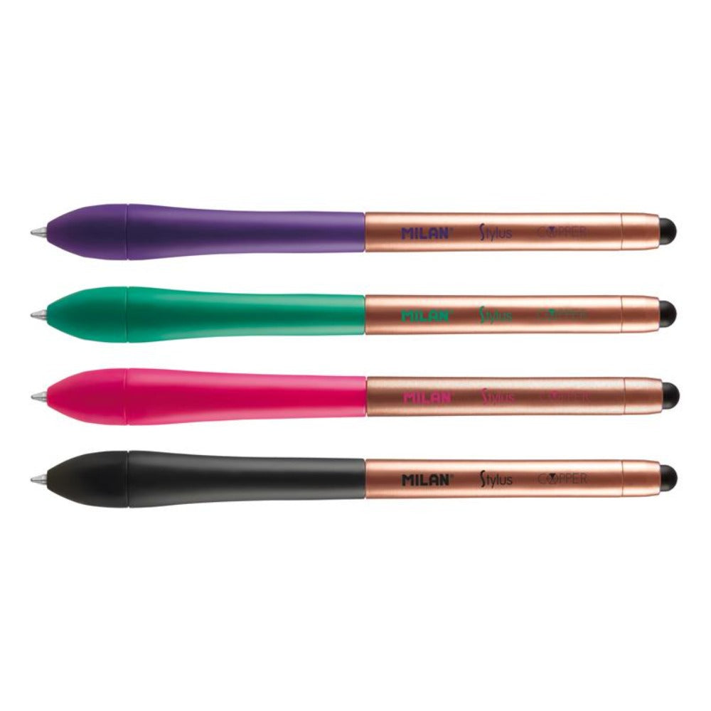 MILAN 176593924 - Bolígrafo con Puntero para Pantallas Táctiles, STYLUS Copper