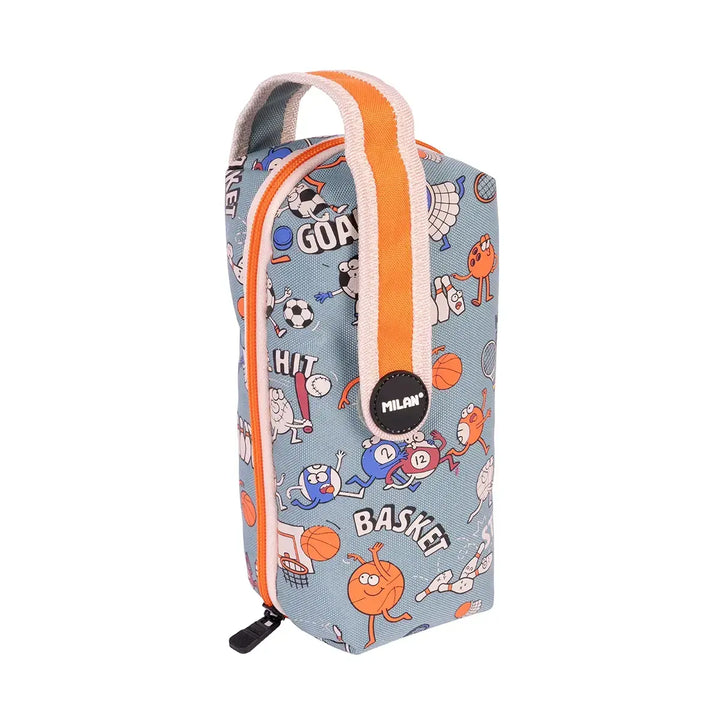 MILAN - Kit de 4 Estuches con Contenido de 31 Piezas de Material Escolar. Especial Sports