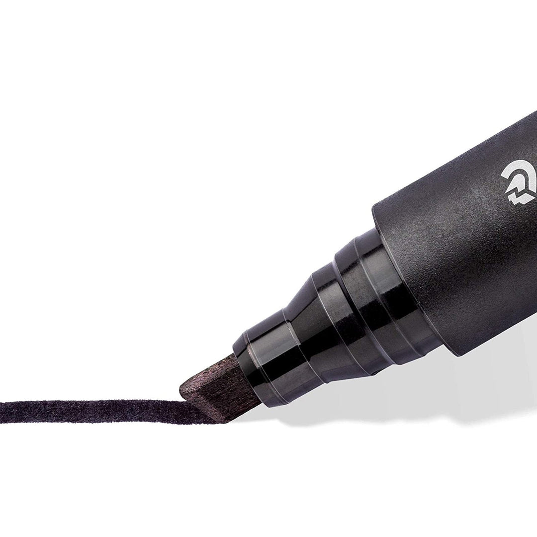 STAEDTLER 350 WP6-1 - Rotulador Permanente Lumocolor Art Punta Biselada 2-5 mm. Pack 6X