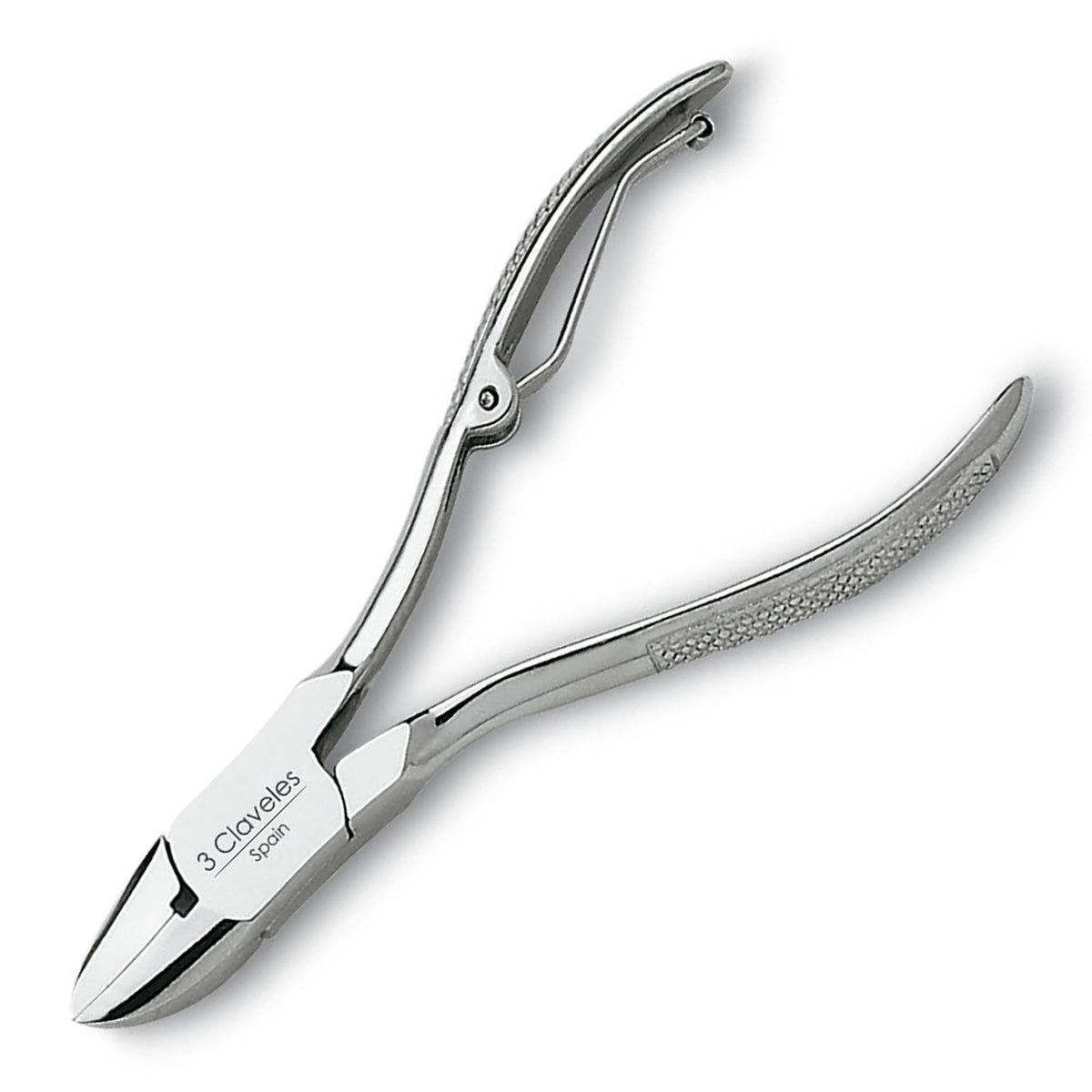 3 Claveles - Alicate Uñas 12 cm. Acero al Carbono Forjado en Caliente Acabado Niquelado