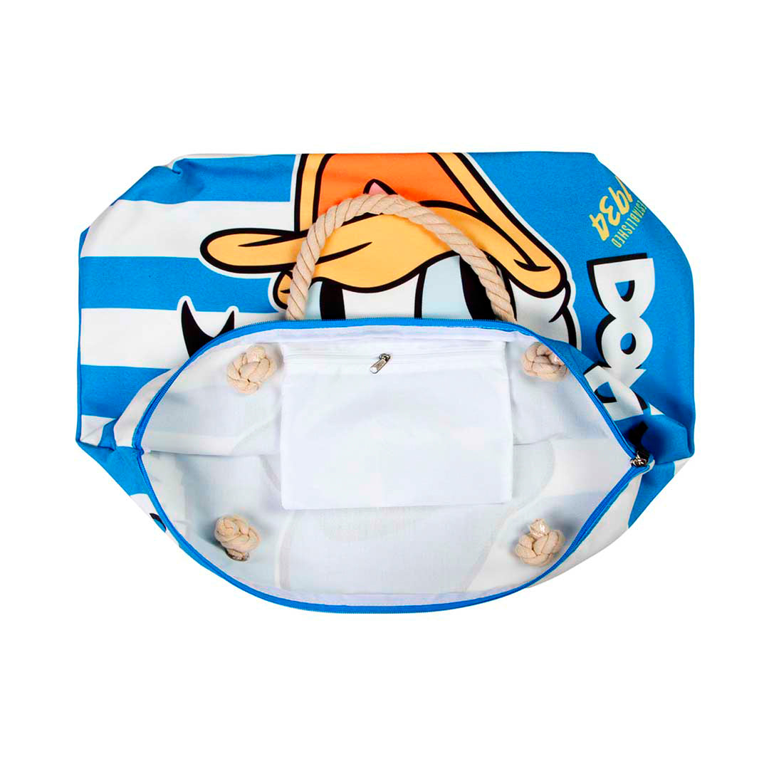 KARACTERMANIA - Bolsa de Playa Soleil con Neceser de Regalo.Pato Donald