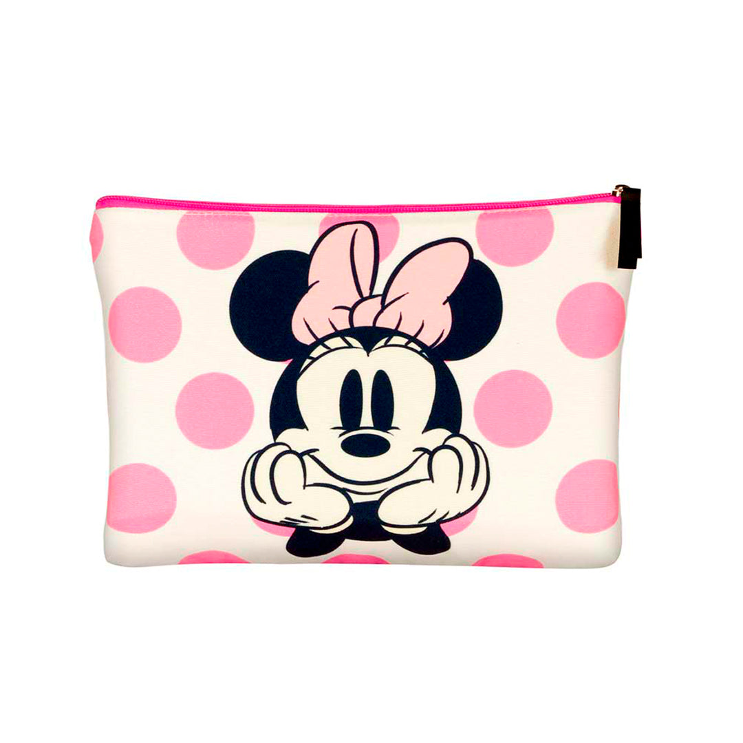 KARACTERMANIA - Bolsa de Playa Soleil con Neceser de Regalo. Minnie Mouse Dots