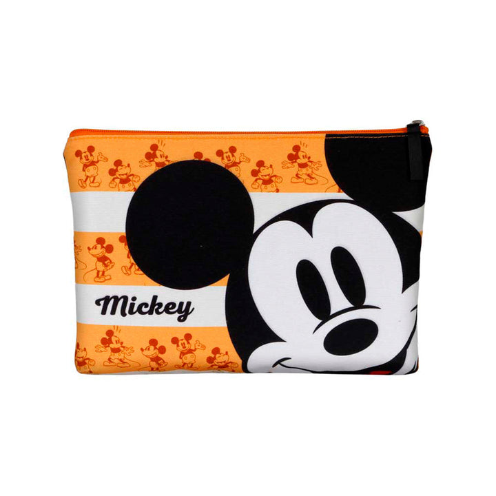 KARACTERMANIA - Bolsa de Playa Soleil con Neceser de Regalo. Mickey Mouse Orange