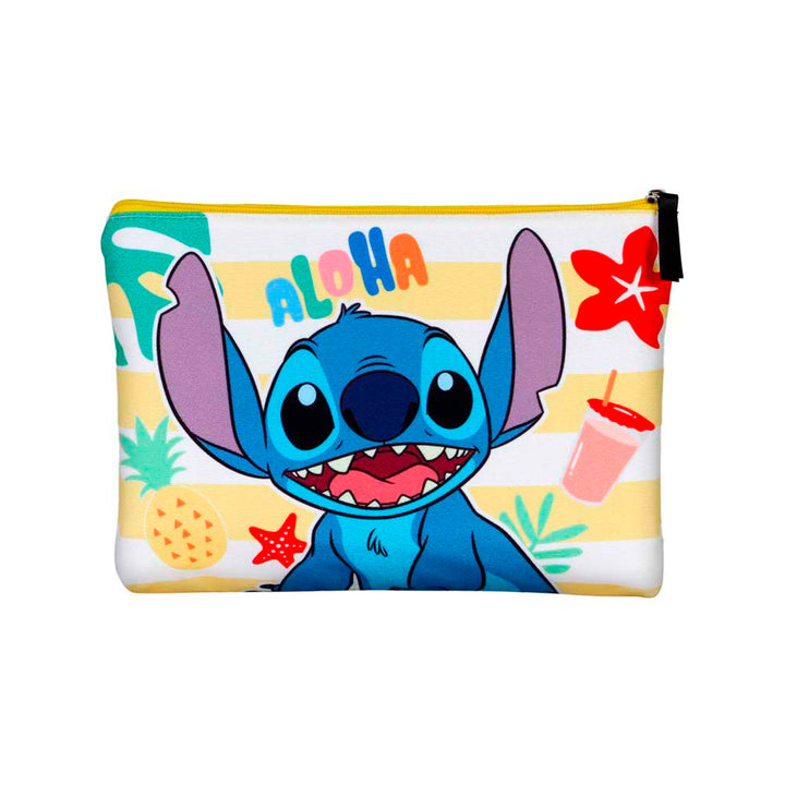 KARACTERMANIA - Bolsa de Playa Soleil con Neceser de Regalo. Lilo y Stitch Sun