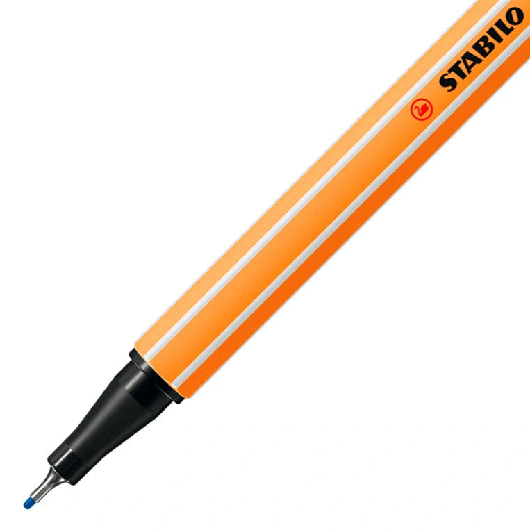 STABILO 88/8-01 - Estuche con 8 Rotuladores de Punta Fina Point 88, Colores Pastel