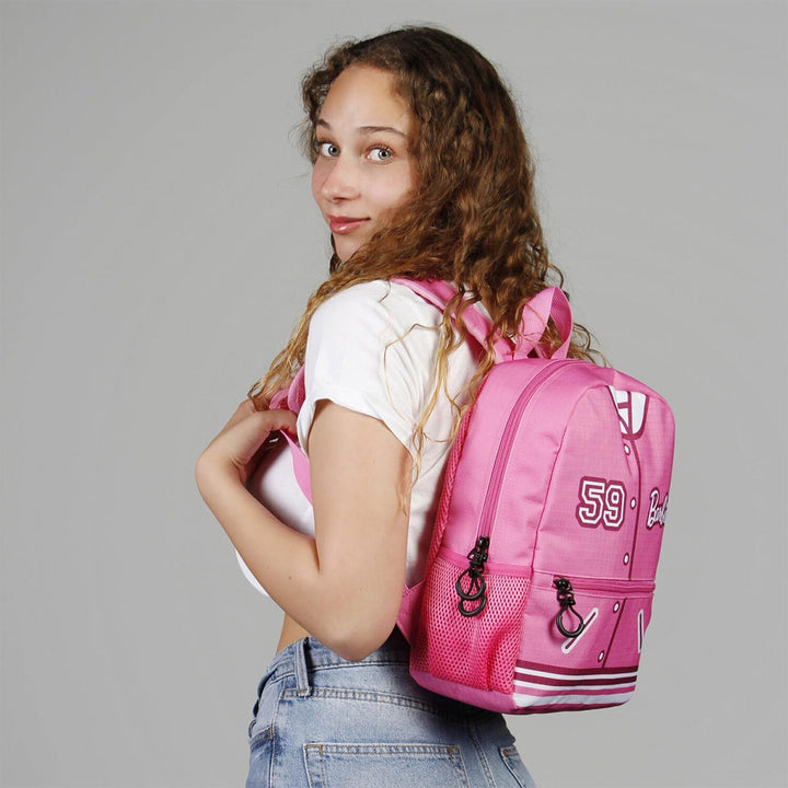 KARACTERMANIA - Estuche Plumier Triple Completo con 44 Piezas. Barbie Varsity