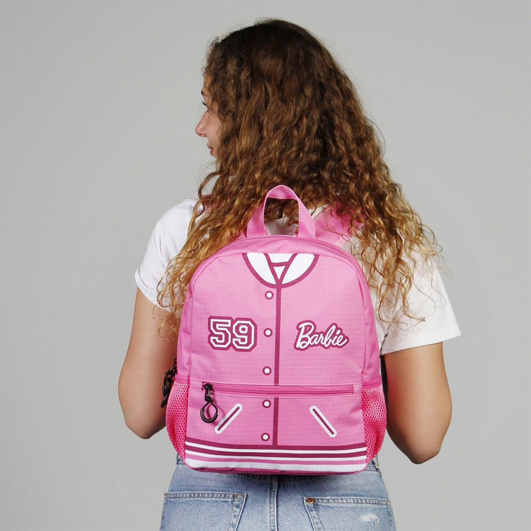 KARACTERMANIA - Estuche Plumier Triple Completo con 44 Piezas. Barbie Varsity