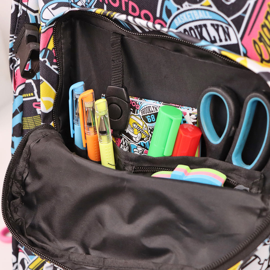 Grafoplás - Mochila Escolar BigPack Reforzada de 3 Compartimentos y Divisor para Portátil