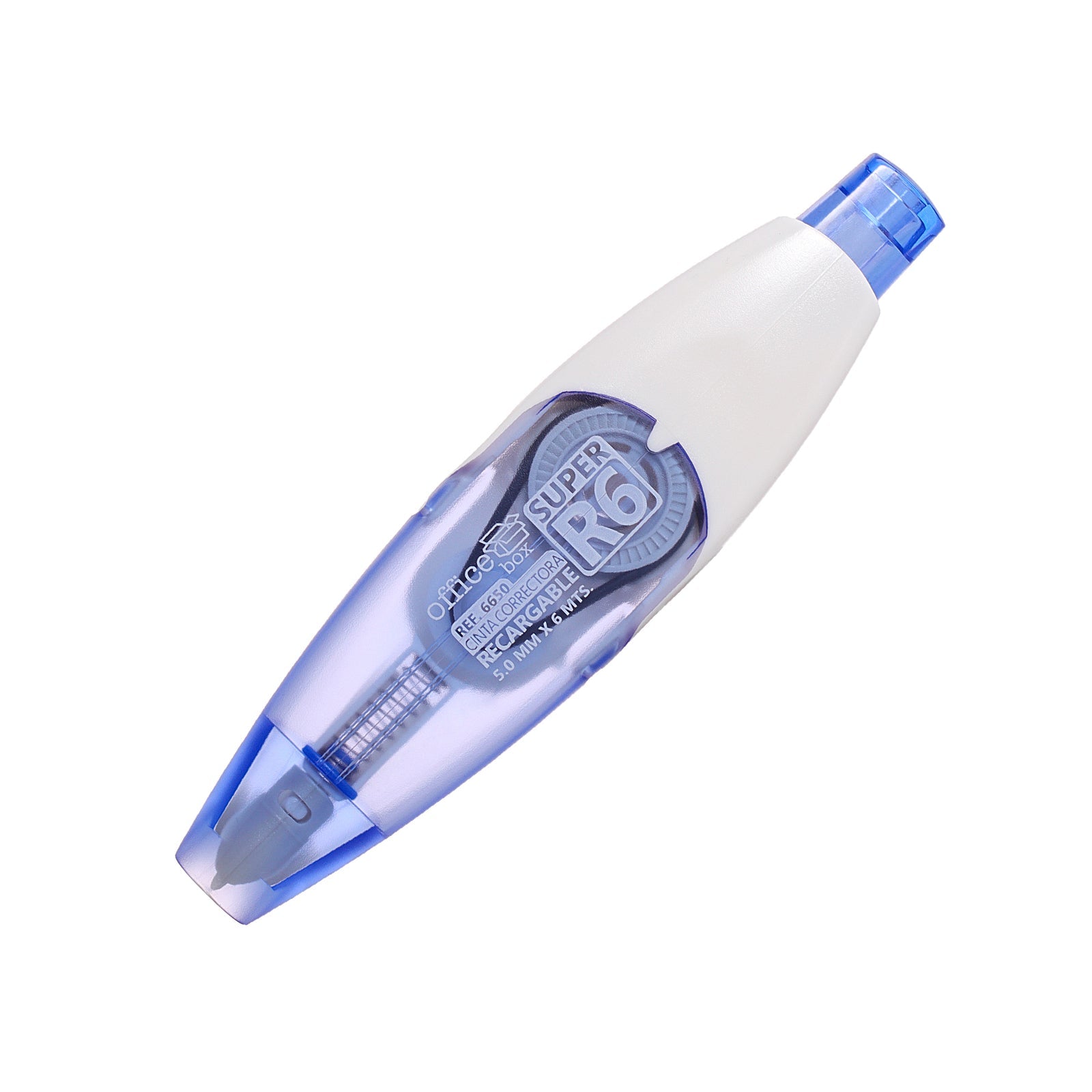 SDI Super R6 - Cinta Correctora Retráctil y Recargable de 5 mm de Ancho. Azul