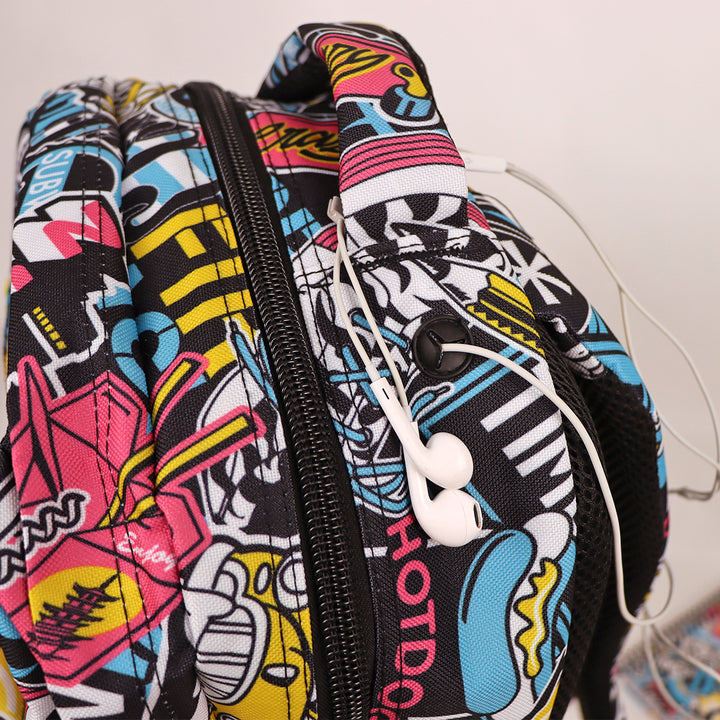 Grafoplás - Mochila Escolar BigPack Reforzada de 3 Compartimentos y Divisor para Portátil