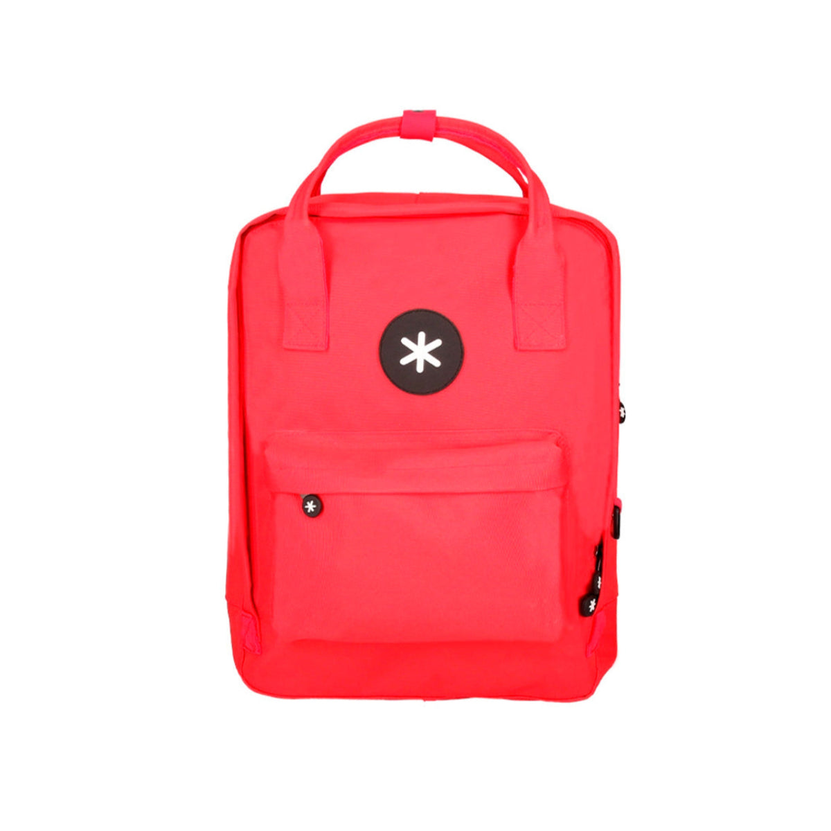 ANTARTIK - Mochila Multifunción con 2 Asas y Bolsillos Exteriores. Rojo