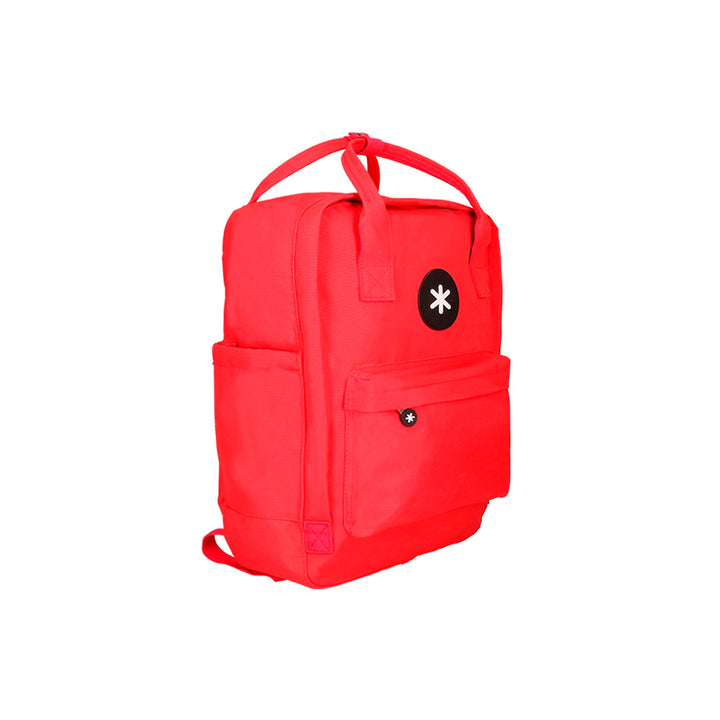 ANTARTIK - Mochila Multifunción con 2 Asas y Bolsillos Exteriores. Rojo