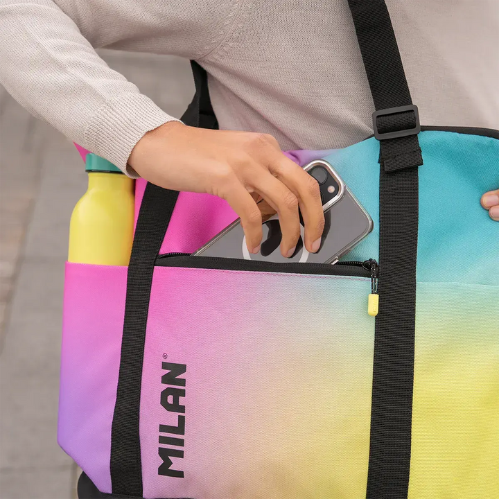 MILAN - Bolso Shopper Gran Capacidad Multiusos Lunchbag 18.5L Colección Sunset