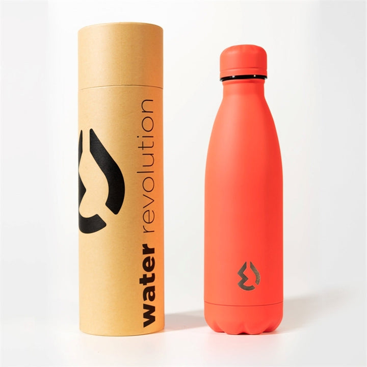 Water Revolution Fluor - Botella Térmica de 0.5L en Acero Inoxidable. Coral