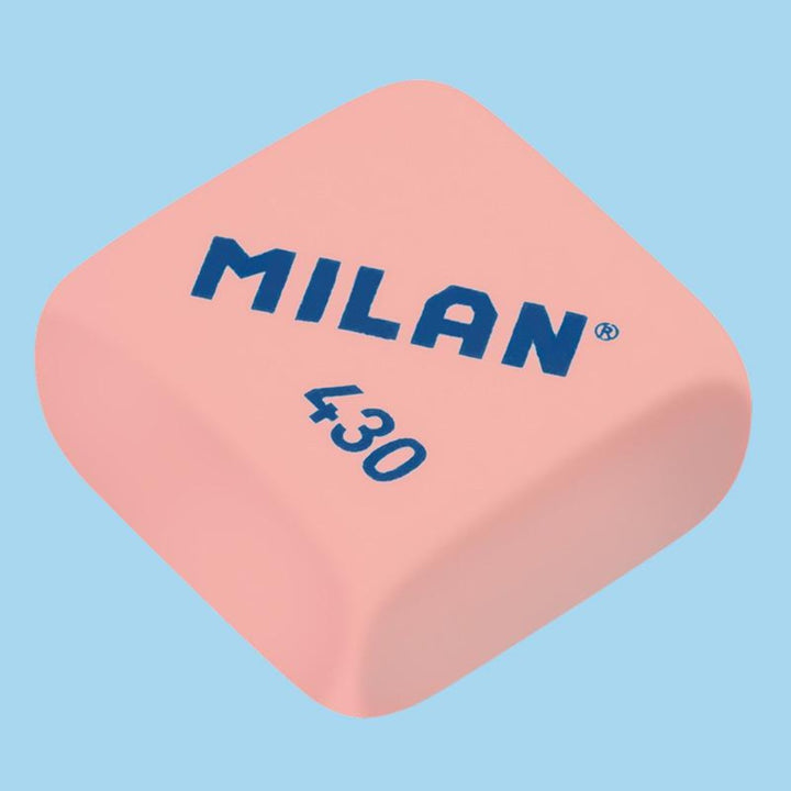 MILAN - Caja Surtida de 30 Gomas de Borrar Milan 430 Tipo Miga de Pan Cuadrada
