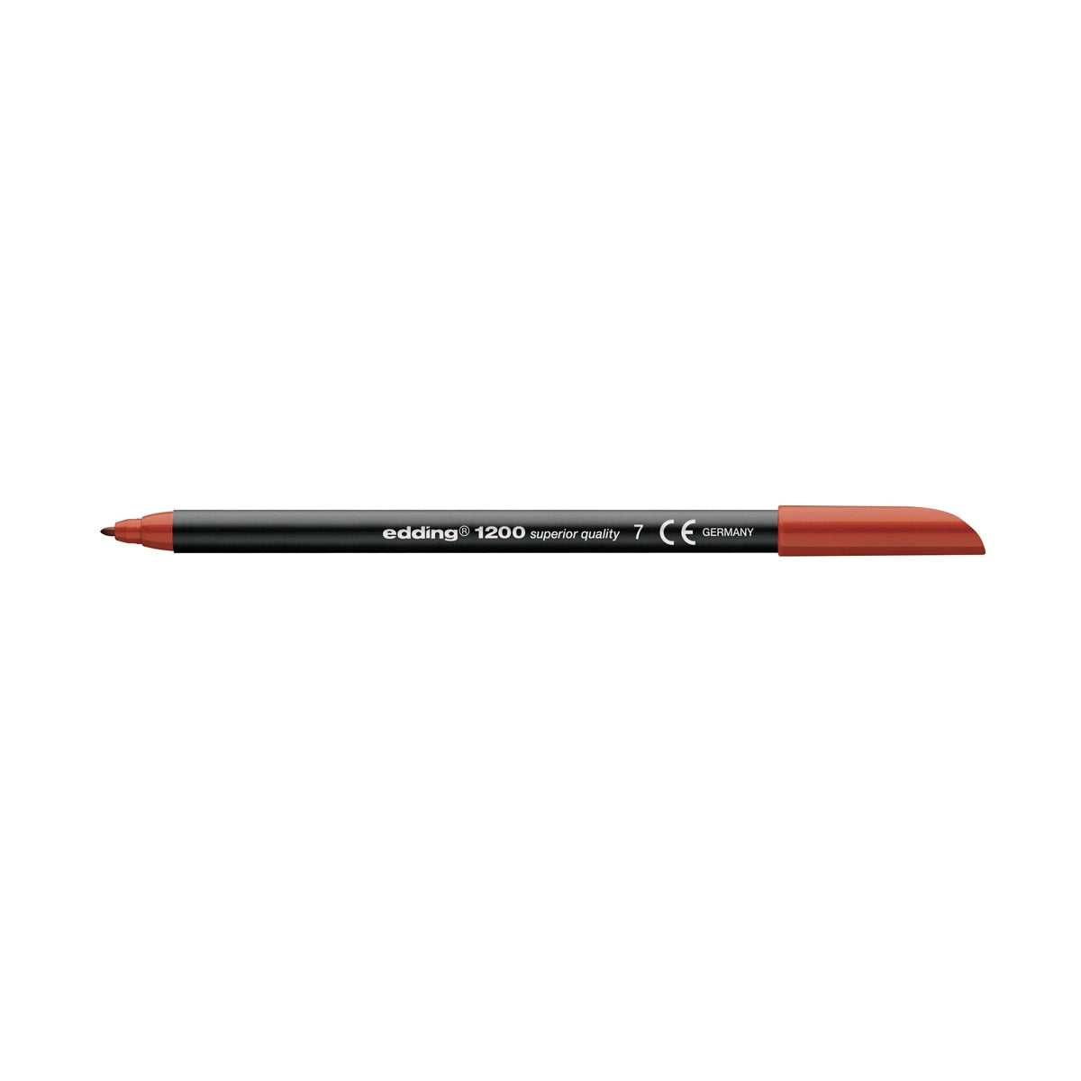 Edding 1200 - Rotulador de Fibra con Punta Redonda de 0.5 mm. Marrón
