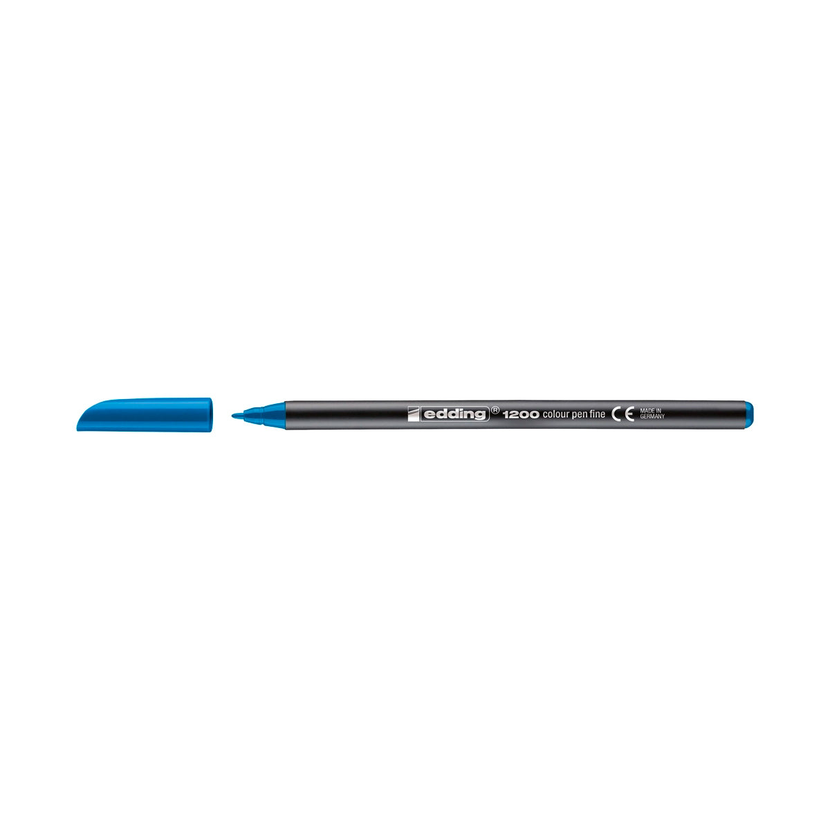 Edding 1200 - Rotulador de Fibra con Punta Redonda de 0.5 mm. Azul Claro
