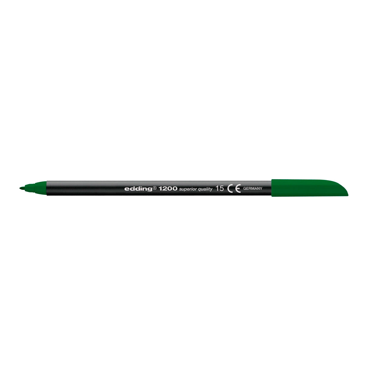 Edding 1200 - Rotulador de Fibra con Punta Redonda de 0.5 mm. Verde Oliva