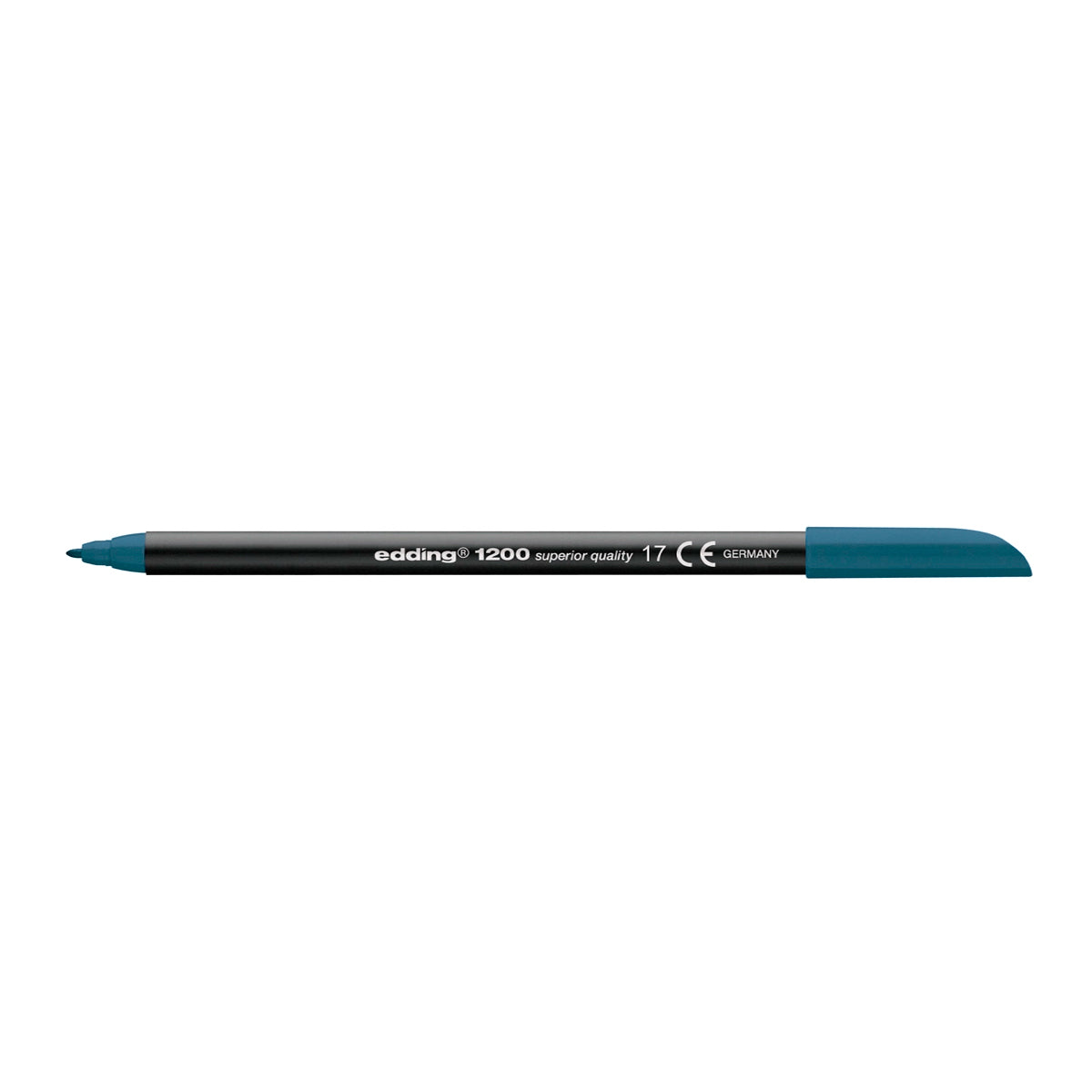 Edding 1200 - Rotulador de Fibra con Punta Redonda de 0.5 mm. Azul Acero
