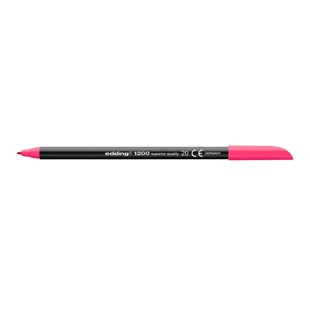 Edding 1200 - Rotulador de Fibra con Punta Redonda de 0.5 mm. Magenta 