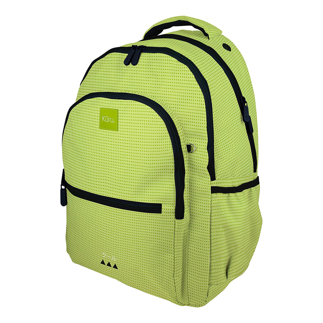 Grafoplás Kūru -  Mochila Escolar 3 Cremalleras con Divisor para Portátil. Adaptable Carrito. Lima