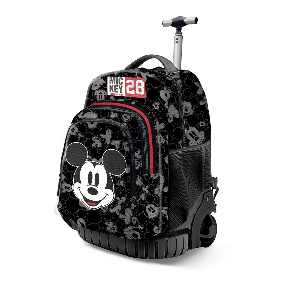 KARACTERMANIA - Disney Mickey Mouse Year Mochila Escolar con Ruedas Trolley GTS FAN