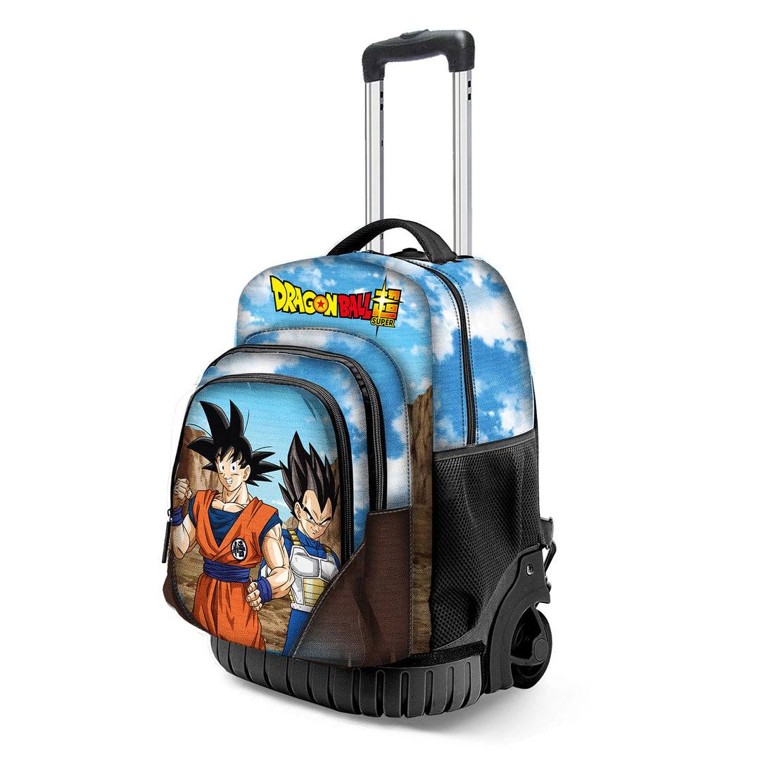 Dragon Ball Rivals - Mochila Escolar con Ruedas Trolley GTS FAN 3.0 Multicolor
