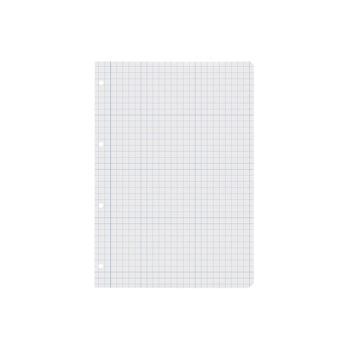 LIDERPAPEL - Recambio Liderpapel A4 100 Hojas 60g/M2 Cuadro 8mm Con Margen 4 Taladros