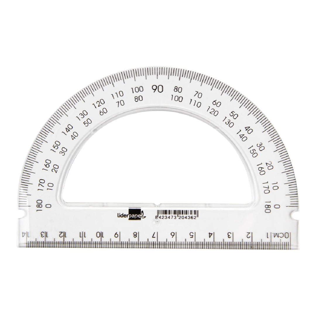 LIDERPAPEL - Semicirculo Liderpapel 14 cm Plastico