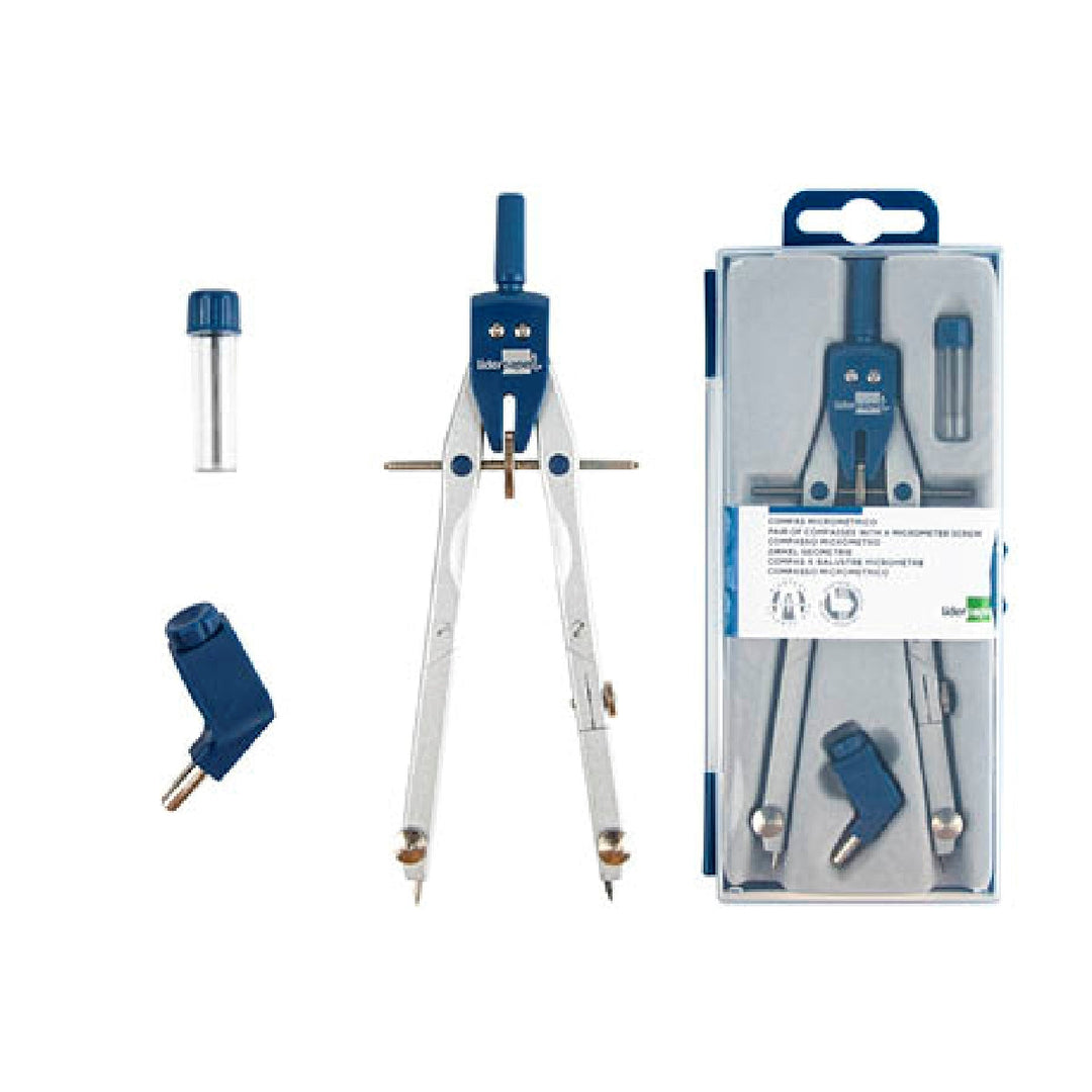 LIDERPAPEL - Compas Liderpapel Micrometrico Con Adaptador